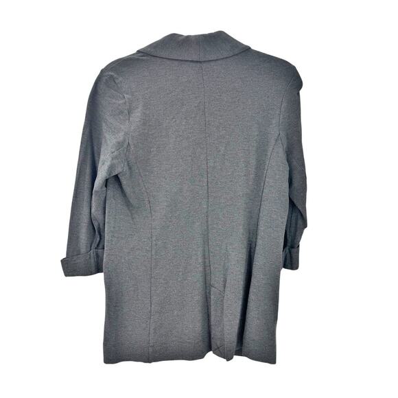 Joie Neville Knit One-Button Blazer Jacket Long Sleeve Heather Gray Size S NWT - Picture 5 of 12